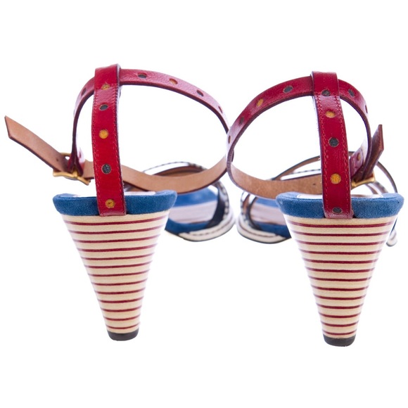 Fendi 7.5 short heel with colorful details - Picture 2 of 6